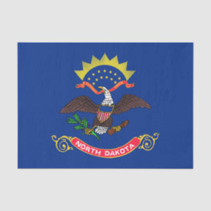 Staatsflagge Nord-Dakota Seidenpapier