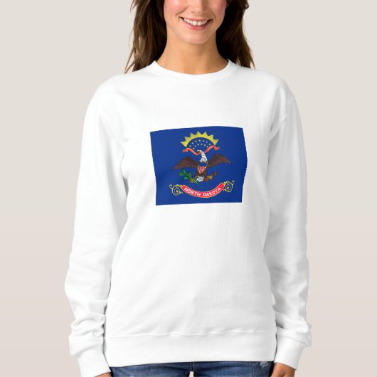 Staatsflagge Nord-Dakota Sweatshirt (Vorderseite)