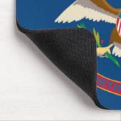 Staatsflagge Nord-Dakota, USA Mousepad (Ecke)
