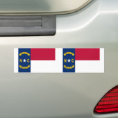 Staatsflagge North Carolina Autoaufkleber (Auf Auto)
