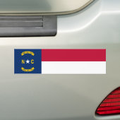 Staatsflagge North Carolina Autoaufkleber (Auf Auto)