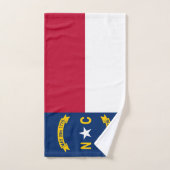 Staatsflagge North Carolina Badhandtuch Set (Handtuch)