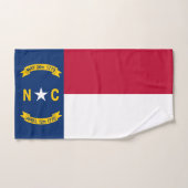 Staatsflagge North Carolina Badhandtuch Set (Handtuch)