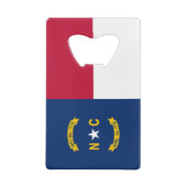 Staatsflagge North Carolina Geldbeutel Flaschenöffner (Rückseite)