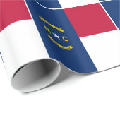 Staatsflagge North Carolina Geschenkpapier (Rolleneckpunkt)