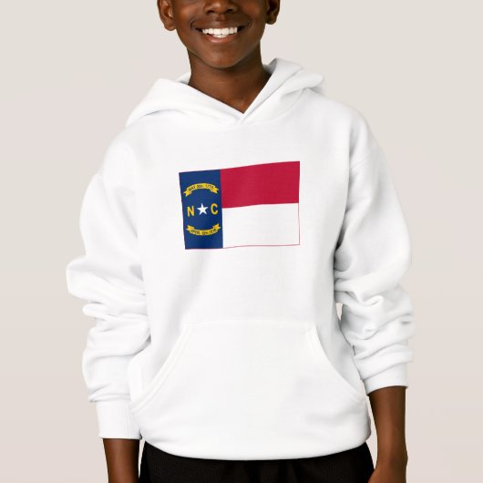 Staatsflagge North Carolina Hoodie (Vorderseite)