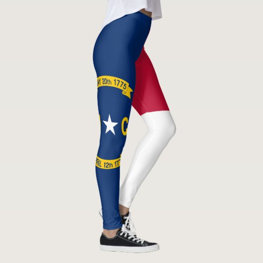 Staatsflagge North Carolina Leggings (Rechts)