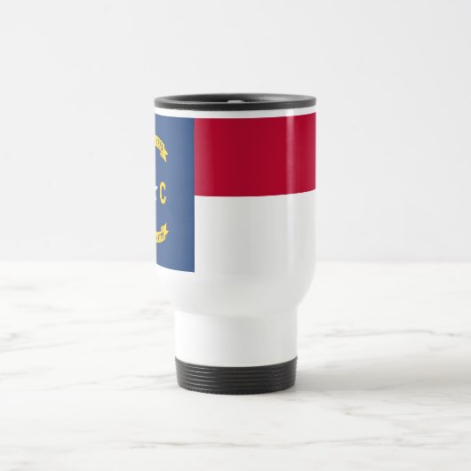 Staatsflagge North Carolina Reisebecher (Mittel)