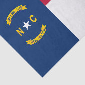 Staatsflagge North Carolina Seidenpapier (Ausschnitt)