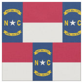 Staatsflagge North Carolina Stoff (Nahaufnahme)