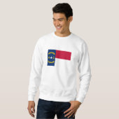 Staatsflagge North Carolina Sweatshirt (Vorne ganz)