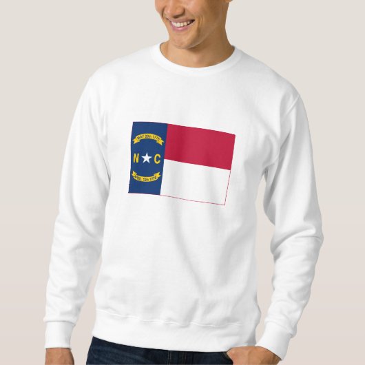 Staatsflagge North Carolina Sweatshirt (Vorderseite)