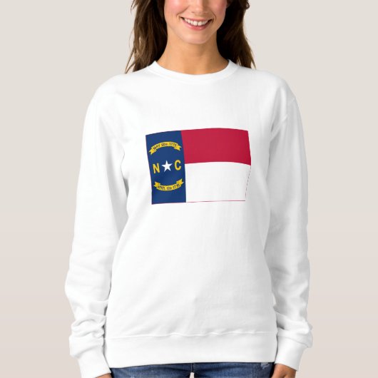 Staatsflagge North Carolina Sweatshirt (Vorderseite)