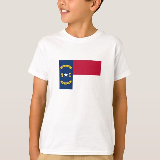 Staatsflagge North Carolina T-Shirt (Vorderseite)