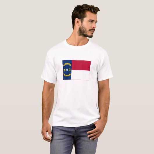 Staatsflagge North Carolina T-Shirt (Vorne ganz)