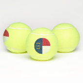 Staatsflagge North Carolina Tennisbälle (Multi)