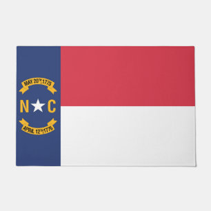 Staatsflagge North Carolina, USA Fußmatte