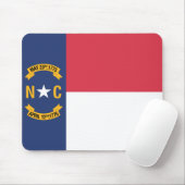 Staatsflagge North Carolina, USA Mousepad (Mit Mouse)