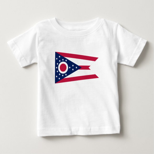 Staatsflagge Ohio Baby T-shirt (Vorderseite)