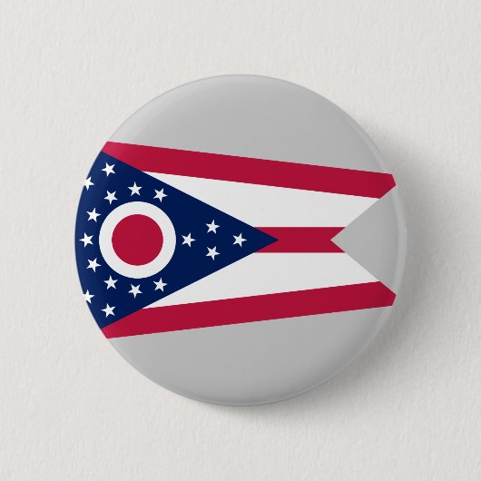 Staatsflagge Ohio Button (Vorderseite)