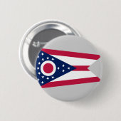 Staatsflagge Ohio Button (Vorne & Hinten)