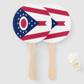 Staatsflagge Ohio Fächer (Vorne und Hinten)