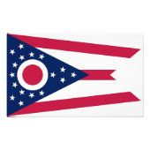 Staatsflagge Ohio Fotodruck (Vorne)