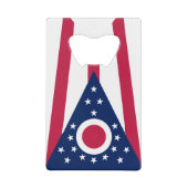 Staatsflagge Ohio Geldbeutel Flaschenöffner (Vorderseite)