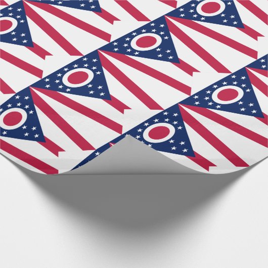 Staatsflagge Ohio Geschenkpapier (Ecke)