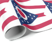 Staatsflagge Ohio Geschenkpapier (Rolleneckpunkt)