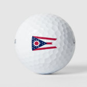 Staatsflagge Ohio Golfball (Vorderseite)