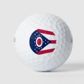 Staatsflagge Ohio Golfball (Vorderseite)