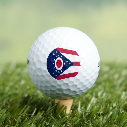 Staatsflagge Ohio Golfball (Insitu T-Shirt)