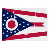 Staatsflagge Ohio Große Geschenktüte (Rückseite)