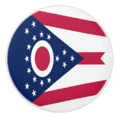Staatsflagge Ohio Keramikknauf (Vorderseite)