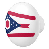 Staatsflagge Ohio Keramikknauf (Rechts)