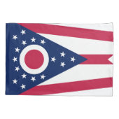 Staatsflagge Ohio Kissenbezug (Rückseite)