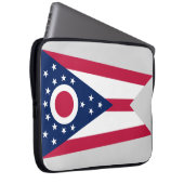 Staatsflagge Ohio Laptopschutzhülle (Vorne Rechts)