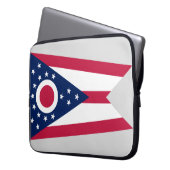 Staatsflagge Ohio Laptopschutzhülle (Vorderseite Links)