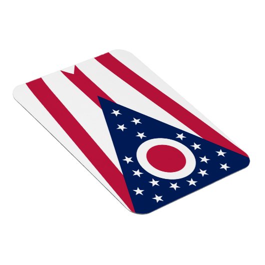 Staatsflagge Ohio Magnet (Rechte Seite)