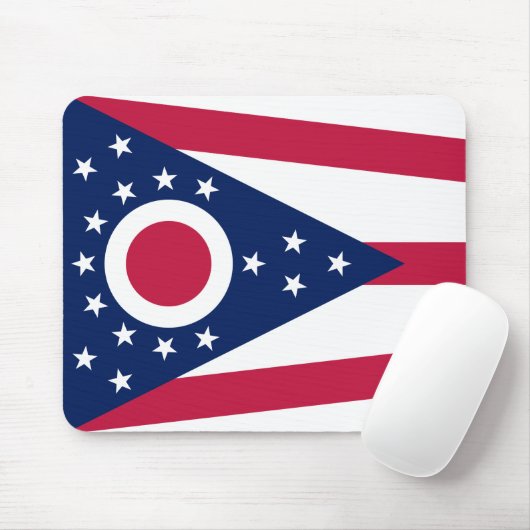 Staatsflagge Ohio Mousepad (Mit Mouse)