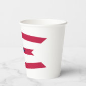 Staatsflagge Ohio Pappbecher (Rückseite)