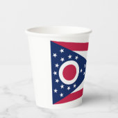 Staatsflagge Ohio Pappbecher (Vorderseite)