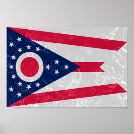 Staatsflagge Ohio Poster