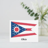 Staatsflagge Ohio Postkarte (Stehend Vorderseite)