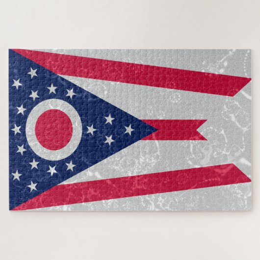 Staatsflagge Ohio Puzzle (Horizontal)