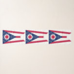 Staatsflagge Ohio Schal<br><div class="desc">Patriotische Ohio-Staatsflagge.</div>