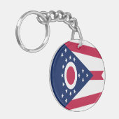 Staatsflagge Ohio Schlüsselanhänger (Vorderseite links)