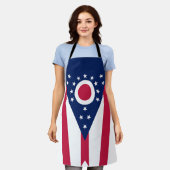 Staatsflagge Ohio Schürze (Getragen)