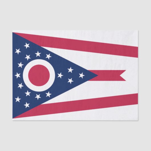 Staatsflagge Ohio Seidenpapier (Vorderseite)